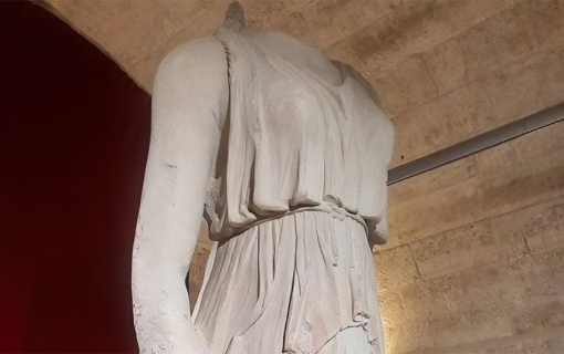 Colossal statue of Goddess Minerva